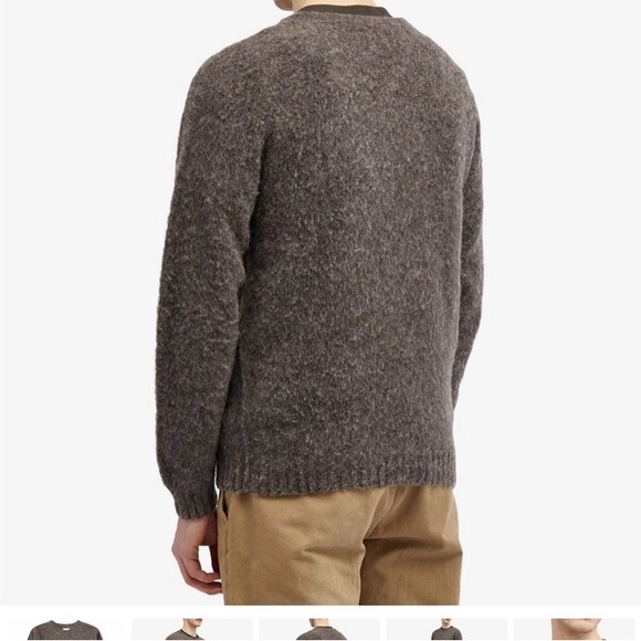 NORSE PROJECTS BIRNIR BRUSHED
LAMBSWOOL CREW JUMPER - Picture 3 of 10